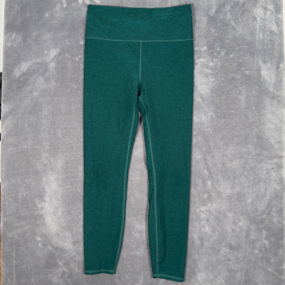 Vuori Clean Elevation Legging M Moss Green Teal Heathered High Rise 7/8 Yoga Gym - Picture 3 of 12